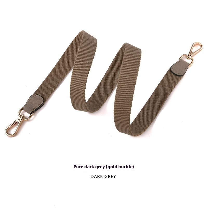 Canvas Broadband Solid Color Backpack Shoulder Strap Canvas Broadband Solid Color Backpack Shoulder Strap